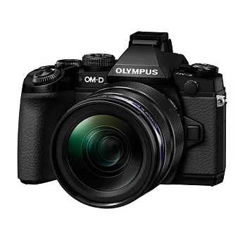 OLYMPUS OM-D E-M1+12-40 KIT組 (中文平輸) - 防潑水相機包+強力大吹球+細毛刷+拭鏡布+清潔液+硬式保護貼黑色