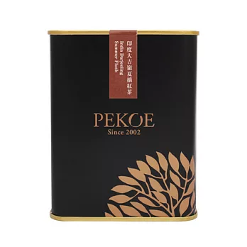 PEKOE精選-印度大吉嶺夏摘紅茶,50g(金屬罐.黑)
