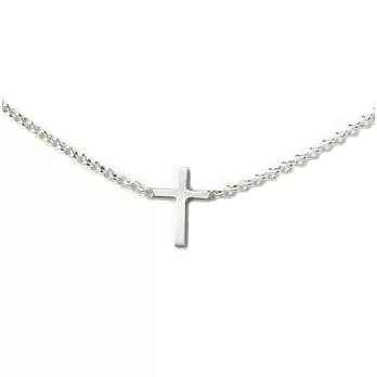 Dogeared 許願銀項鍊 經典十字架 Faith Classic Cross