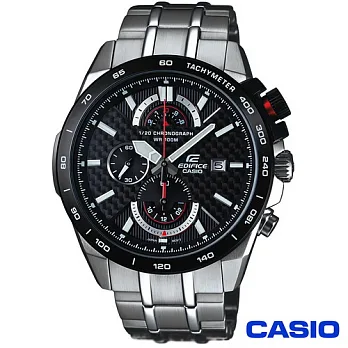 CASIO EDIFICE系列時尚科技感三眼賽車腕錶 EFR-520SP-1A