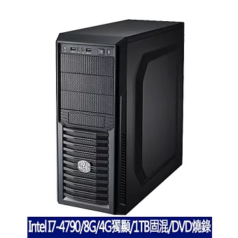 【GIGABYTE】H97平台「魅影之歌」I7-4790四核心/1TB固混碟/GT740-4G獨顯 超值電競電腦