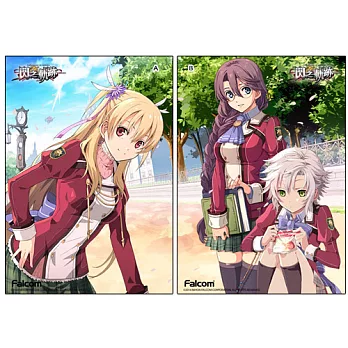 閃之軌跡限量海報 (笑顏的校園時光) -2入