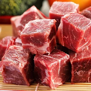 【上野物產】美國安格斯黑牛骰子牛肉(200g土10%/包)，共6包