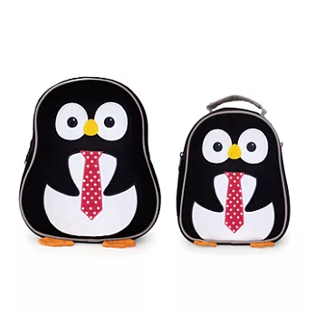 美國Apple Park造型背包+保溫餐袋-企鵝 (附贈餐袋用斜背帶)