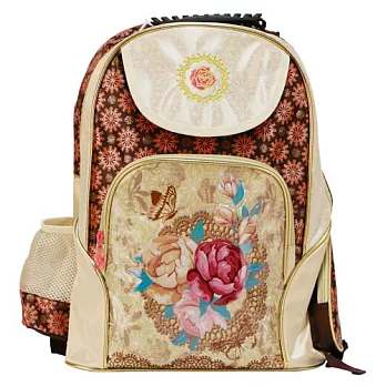 MAXPERO 蝶戀花玫瑰後背書包RH