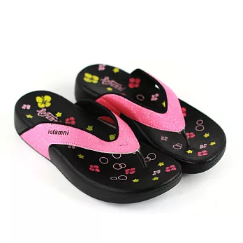 ◤Green Phoenix◥ROFAMNI 若梵妮_德國PU環保素材夾腳健走鞋36粉紅色