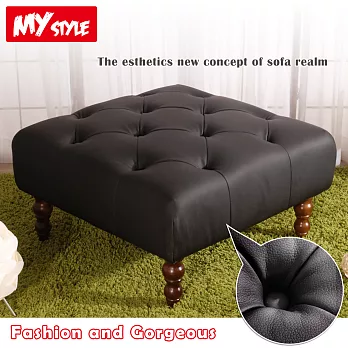 【My Style】品味奢華皮質沙發方椅