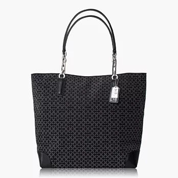 COACH 經典款造型手提/肩背托特包_黑色