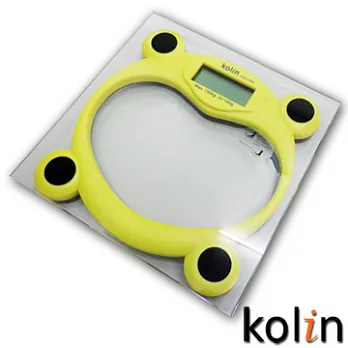 Kolin歌林 時尚玻璃電子秤-黃 KWN-SH02