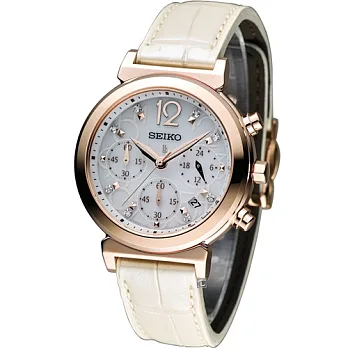 精工 SEIKO LUKIA 自信與優雅時尚腕錶 V175-0AJ0L SSC882J1