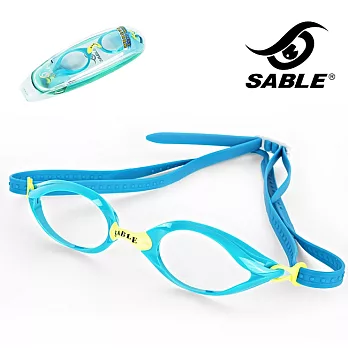 【黑貂SABLE】RS繽紛時尚運動蛙鏡 青少年系列_單框(藍)