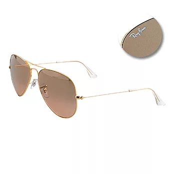 Ray-Ban 雷朋經典飛官太陽眼鏡#強化玻璃鏡片3025-001/3E(小版)-玫瑰粉
