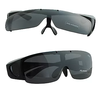 【LOVER】可掀式偏光護目套鏡(AA818# 霧黑)