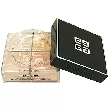 GIVENCHY紀梵希 新一代魅力4G幻彩蜜粉No1(4*3g)#5 SATIN BLANC