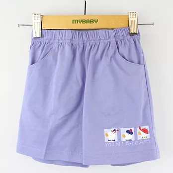 【愛的世界】MY BABY三隻小鴨鬆緊帶短褲/6~8歲-台灣製-115藍色