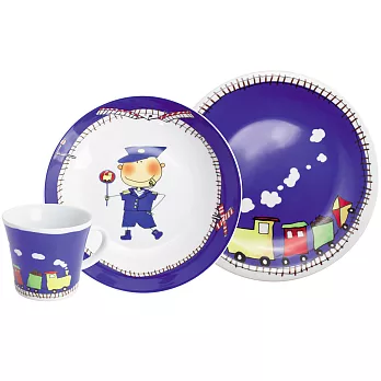 《KAHLA》兒童杯盤3件組(火車)