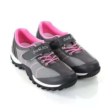 ◤Green Phoenix◥透氣網布舒適休閒運動鞋23灰色