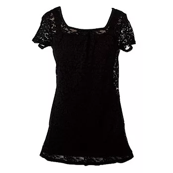 【Cecile】日本進口Rinfeel無鋼圈蕾絲顯瘦衣3XL黑色