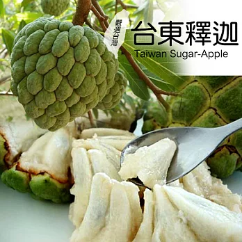 【優鮮配】特選頂級台東大目釋迦(6顆裝,每顆約10~12兩)