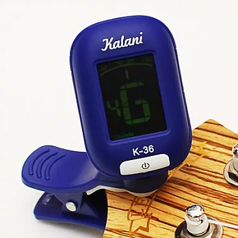 Kalani 烏克麗麗/吉他 5合1雙色冷光調音器(藍色)+加贈 PICK藍色
