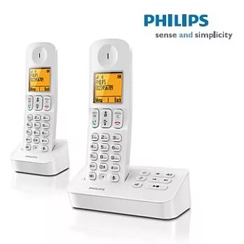 PHILIPS飛利浦數位子母無線電話 D4052W