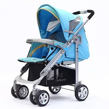 美國 Zooper Waltz Smart 舒適型嬰兒車-露草藍