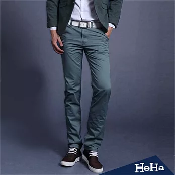 長褲 時尚潮流修身直筒休閒長褲 湖藍-HeHa-33*