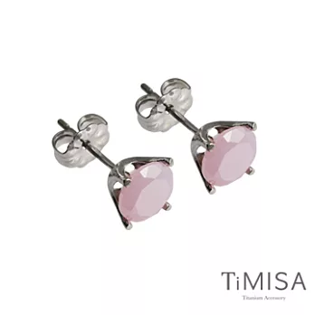 TiMISA《純鈦簡愛(M)》牛奶粉 純鈦耳環一對