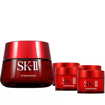 SK-Ⅱ 肌源新生活膚霜(100g)+活膚霜(15g)*4
