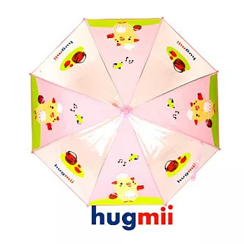 【Hugmii】童趣造型兒童雨傘_小豬粉色