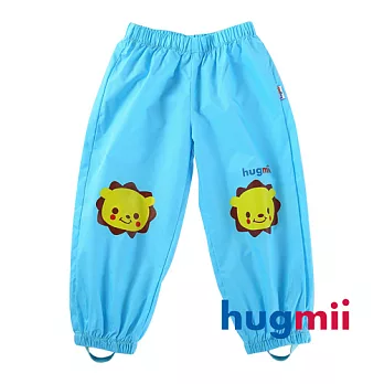 【Hugmii】童趣造型EVA兒童雨褲_獅子M藍色