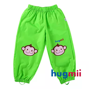 【Hugmii】童趣造型EVA兒童雨褲_猴子M綠色
