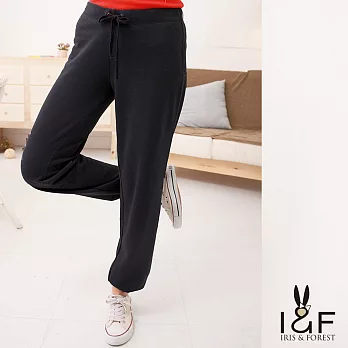 【INF】舒棉束口休閒長褲112-4115S黑色