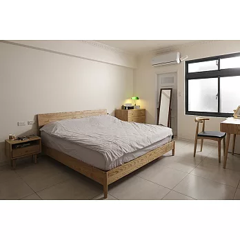 UWOOD 簡約雙人床架【DENMARK丹麥梣木】