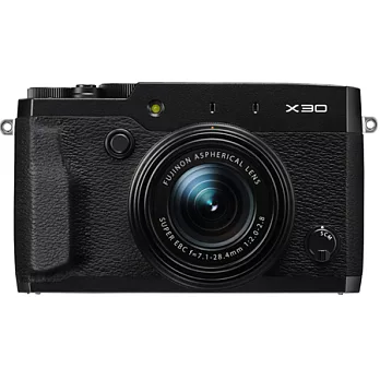 (公司貨)FUJIFILM X30 F2大光圈可翻轉螢幕高階類單相機/黑色