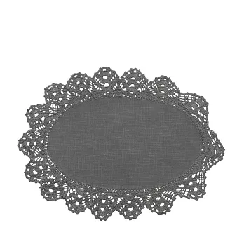 《CNSense》鄉村風情 灰綠橢圓餐墊