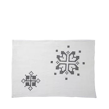 《CNSense》鄉村風情 白亞麻餐墊