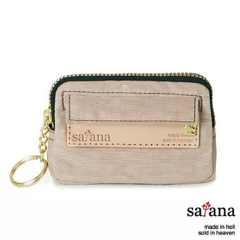 satana - 小巧零錢包/鑰匙包 -板栗色