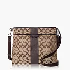 COACH 經典款復刻造型斜肩背包_卡其/咖啡色 COACH 經典款復刻造型斜肩背包_卡其/咖啡色