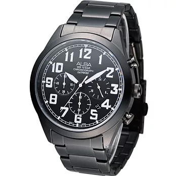 ALBA 雅柏 玩樂撞色計時腕錶 VD53-X170SD AT3591X1