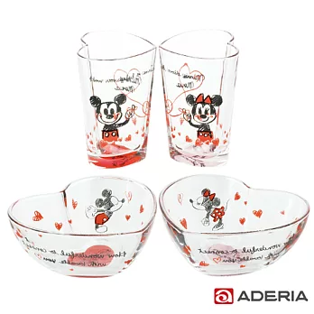 【ADERIA】日本進口LoveLove系列米老鼠心型禮盒組