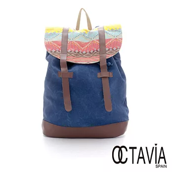 OCTAVIA 8 - 幾何馬雅 雙插鞘後背包 - 男生藍男生藍