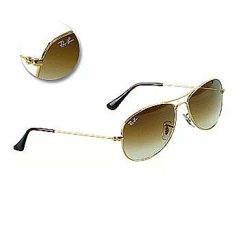 【Ray-Ban】經典改版流線-太陽眼鏡(3362-001/51)