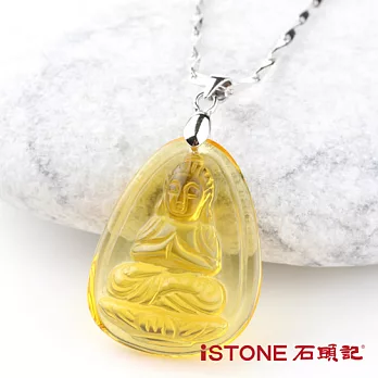石頭記 大勢至菩薩項鍊-黃水晶(生肖馬)