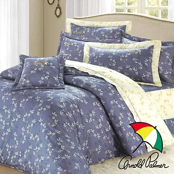 【Arnold Palmer雨傘】浮草之詩-頂級精梳純棉床罩雙人七件組