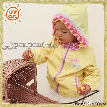 Panpantutu 抗UV檔風夾克-嫩黃90黃色