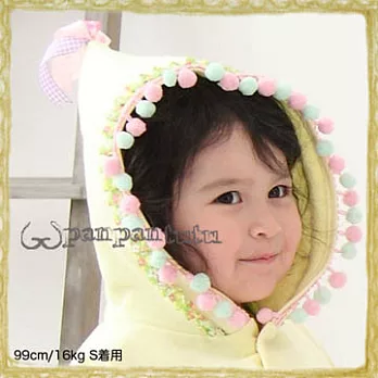 Panpantutu 森林系薄斗篷-黃綠M黃綠