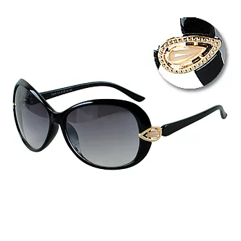 【Kelly C.】韓復古搶手太陽眼鏡(2款任挑)黑色