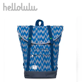 Hellolulu Ottilie全天侯背包(LittleStudio-藍羽條)