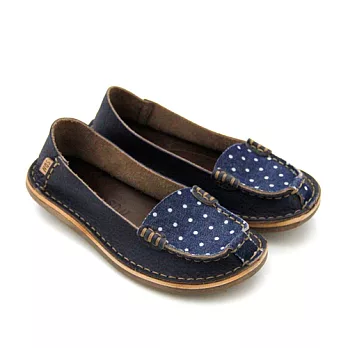 ◤Green Phoenix◥率真俏皮普普風手工縫製休閒便鞋35牛仔布